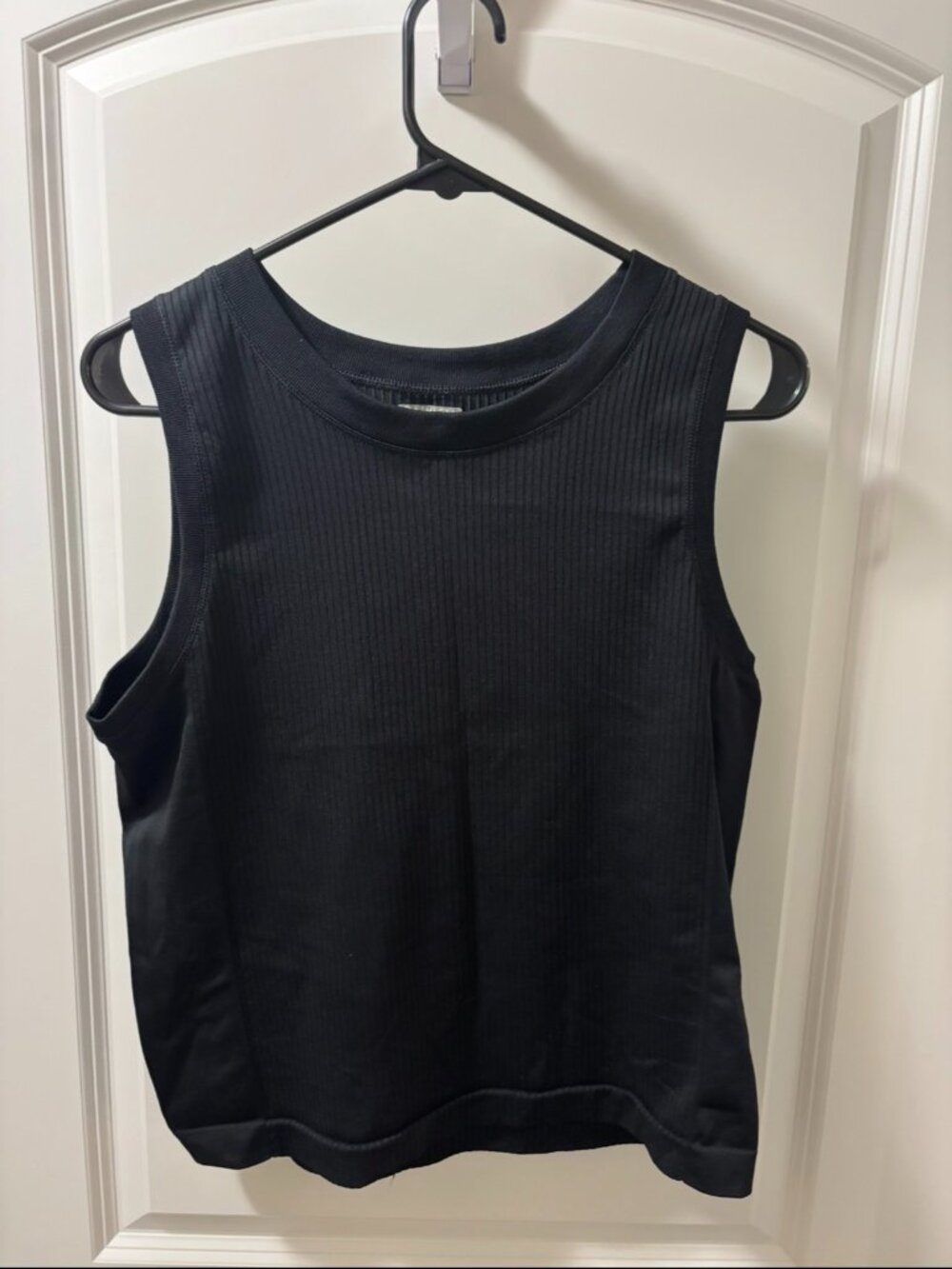 Athleta Black High Neck Tank Top